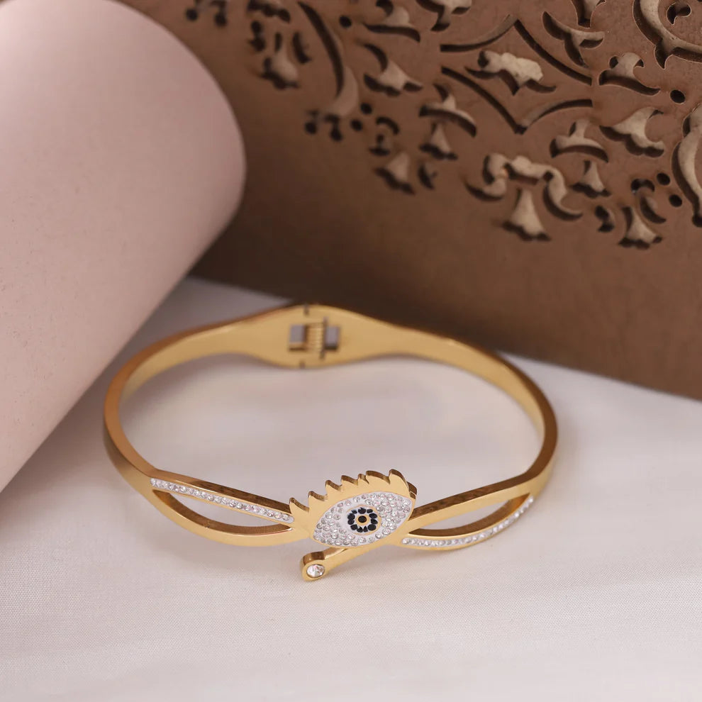 Celestial Guard Evil Eye Gold & Crystal