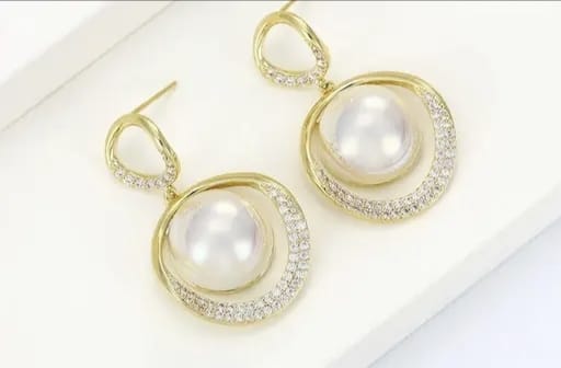 Crystal Curve Earrings