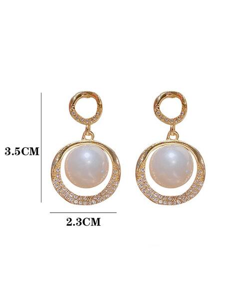 Crystal Curve Earrings