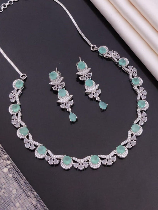 "Mint Bliss Necklace Set"