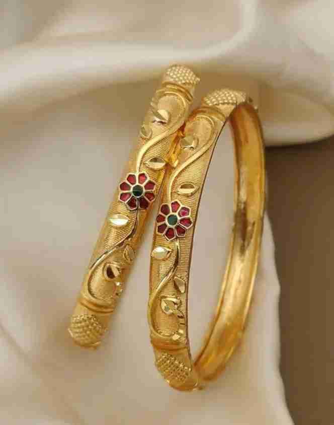 Alloy Gold-plated Bangle Set (Pack of 2)