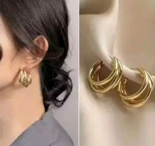 Valentina Earrings. (18K Gold Plated)