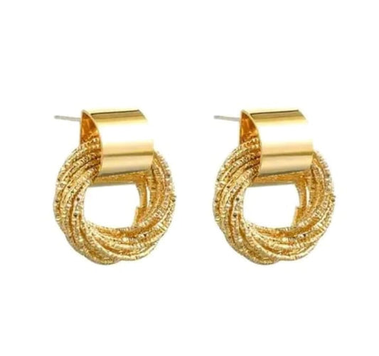 Levisha Earrings. (18K Gold Plated)