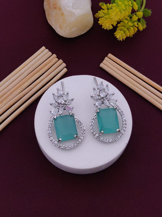 Mint Bloom Earrings